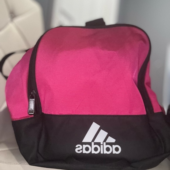 Adidas Pink and Black Travel Bag with Adjustable Strap - Picture 2 of 10